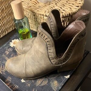 Brown Ankle Booties Boots